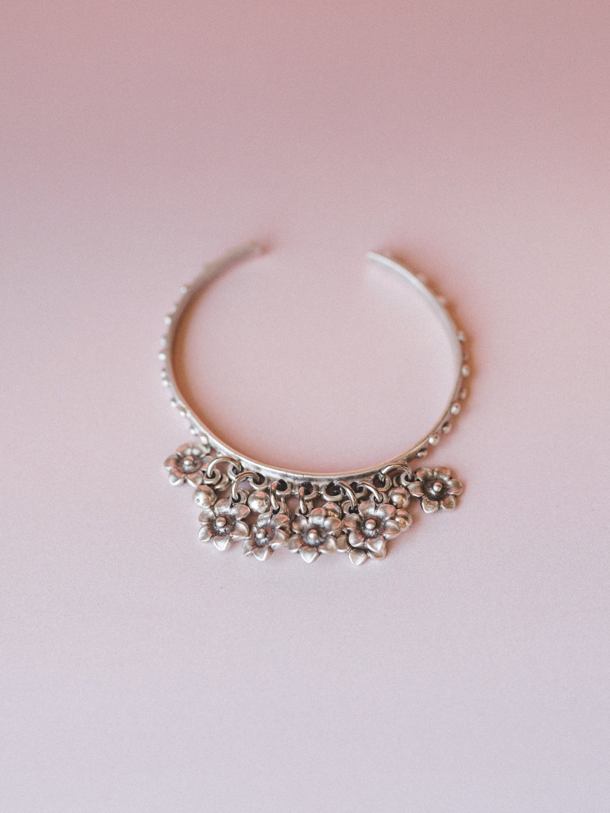 Fields of Flowers Bracelet - Silver