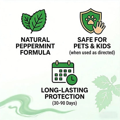 Natural Peppermint Rodent Repellent Balls (12 Pack) 🚫Keep Rats, Mice & Pests Away Safely✅