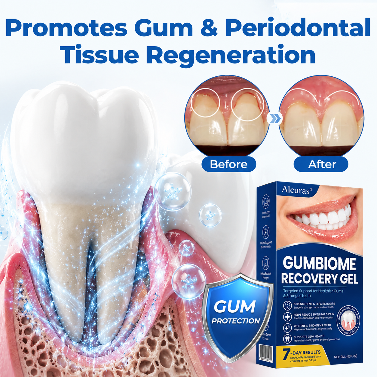 Alcuras® GumBiome Recovery Gel