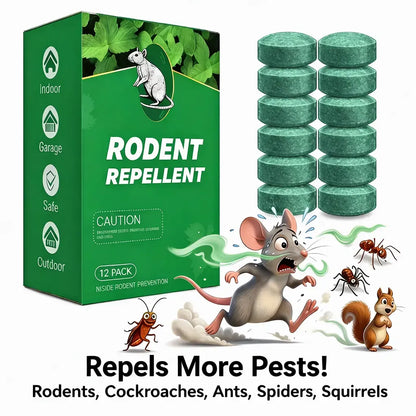 Natural Peppermint Rodent Repellent Balls (12 Pack) 🚫Keep Rats, Mice & Pests Away Safely✅