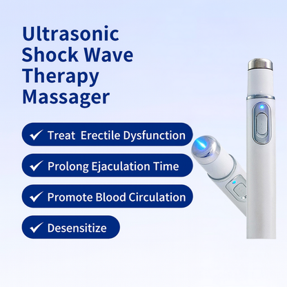 Bikenda® Ultrasonic Shock Wave Therapy Massager——Restore Circulation. Relieve Deep Pain. Rebuild Male Confidence.