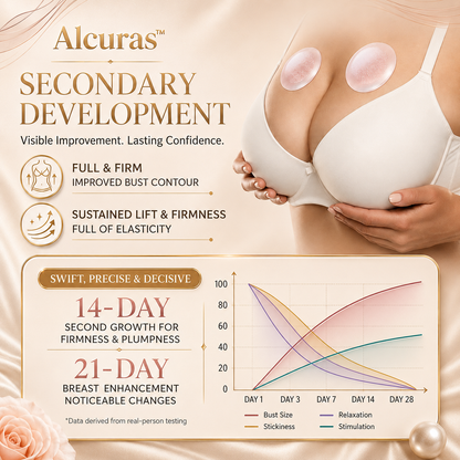 Alcuras™ Nano-Microneedle Bust Lift Patches ✨ — No Surgery Needed. For a firmer, fuller, more lifted-looking bust contour & renewed feminine confidence 💖