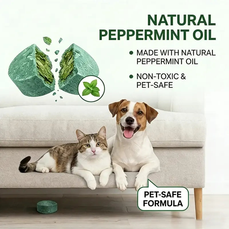 Natural Peppermint Rodent Repellent Balls (12 Pack) 🚫Keep Rats, Mice & Pests Away Safely✅