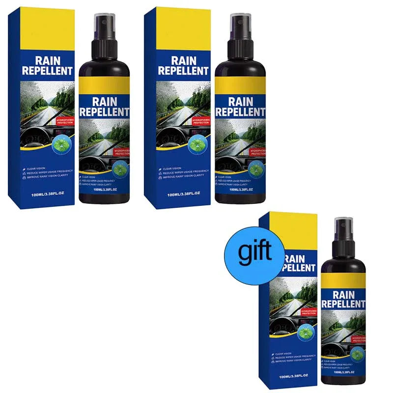 Crystal Clear Windshield Rain Repellent Spray