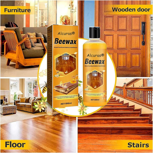 🍯Beeswax Wood Floor & Furniture Cleaner | Stain Remover, Polish & Conditioner | 100ml
