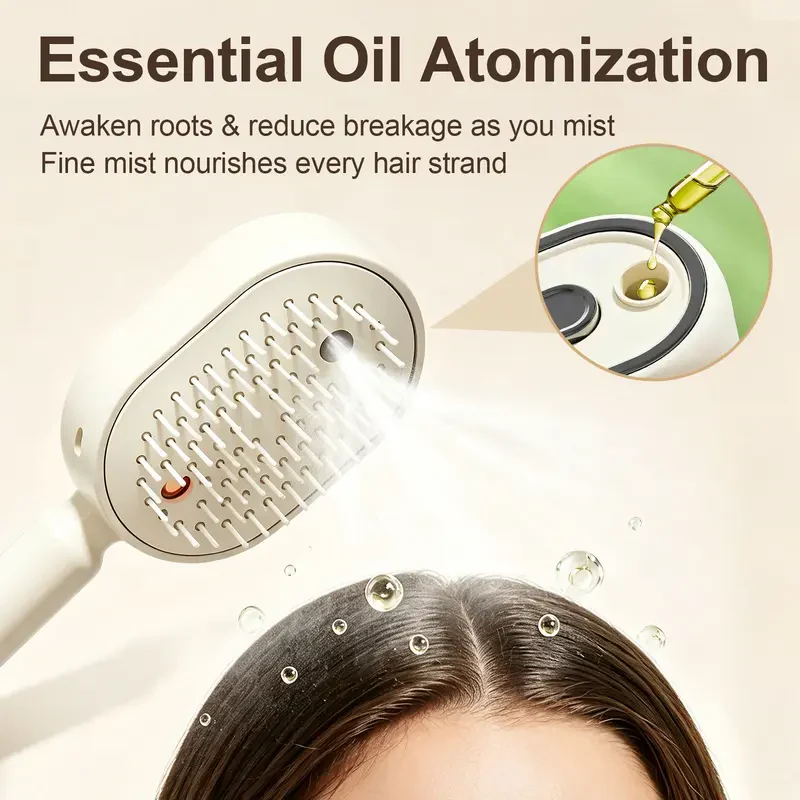 Electric Spray Air Cushion Massage Comb - Finds