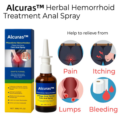 Alcuras™ Herbal Hemorrhoid Treatment Anal Spray Pro