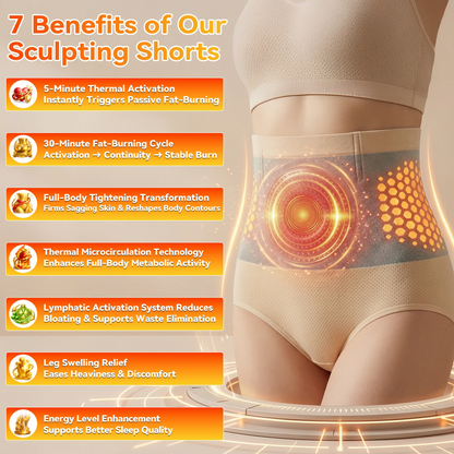 Sfrcord®️ Official Brand Store | 2026 4-In-1 Micro-Particle Sculpting & Fat-Burn Short