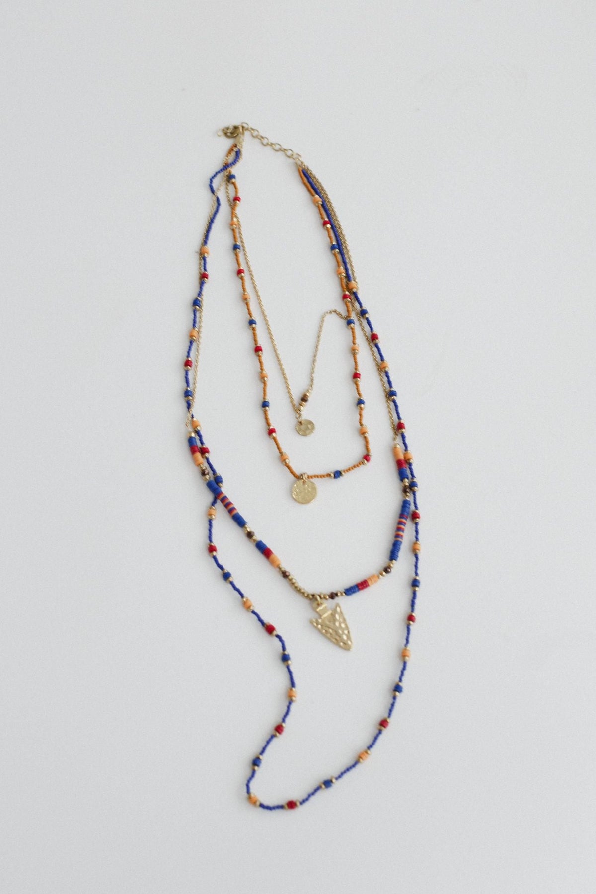Eclectic Treasures Necklace - Blue Multi